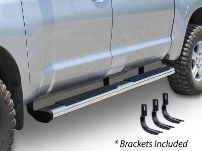Big Country - Big Country 396030876 6" WideSider Side Steps Complete Kit w/Brackets