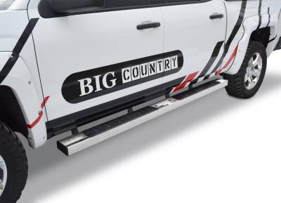 Big Country - Big Country 3962030806 6" Widesider II Side Steps Complete Kit w/Brackets