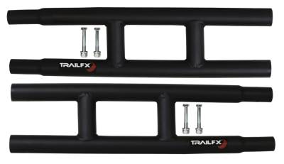 TrailFX - TrailFX FCLR003B HD Contractor Rack Extension 27" for FCLR001B Black Steel