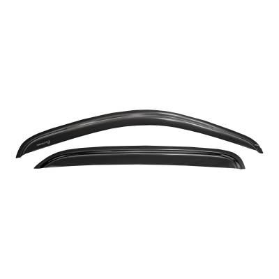 TrailFX - TrailFx 2971H 2PC Window Vents Low Profile TapeOn Smoke Acrylic 2PC