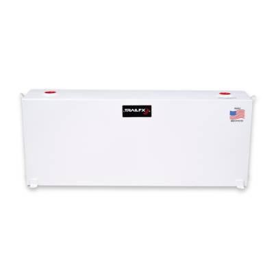 TrailFX - TrailFX 21040SW Liq Transfer Tank 37 Gal Vert Rectange Gloss White Powder Steel