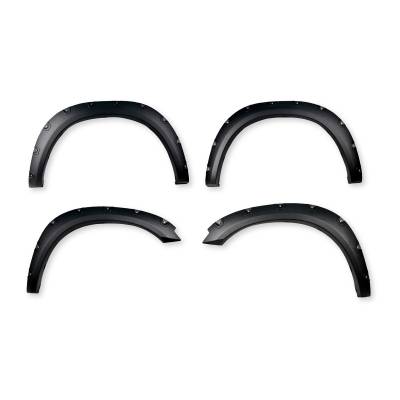 TrailFX - TrailFX TFD3002T Pocket Style Fender Flare Set Black Textured Finish