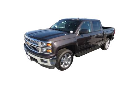 TrailFX - TrailFX RBW03B Running Board Black Steel Rocker Mount 300LB No Logo