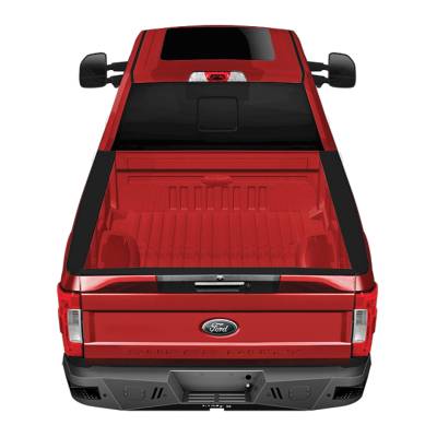 TrailFX - TrailFX RHDB006TI Rear HD Bumper Titanium Black w/LED Cutouts