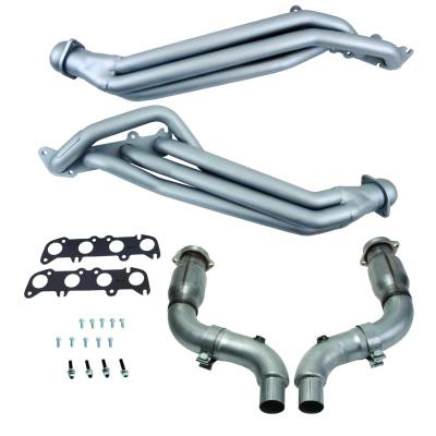 BBK Performance Parts - BBK 18563 1.875" Long Tube Headers w/Midpipe for 15-23 Ford Mustang 5.0