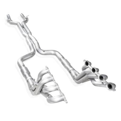 Stainless Works - Stainless Works CA16HCAT Headers 2" Pri. X-Pipe Catted Factory Connect