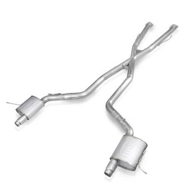 Stainless Works - Stainless Works JPGC57CBR Redline Catback w/X-Pipe Crossover