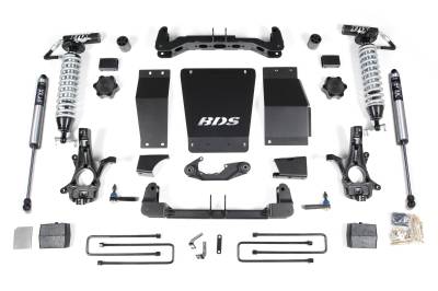 BDS Suspension - BDS Suspension BDS711FDSC FOX 6" Lift w/Blocks 14-18 GM 1500 Alum/Stamped