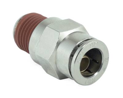 Air Lift Performance - Air Lift Performance 21853 Straight Male 1/4" MNPT x 3/8" PTC DOT SMC KV2H11-35S