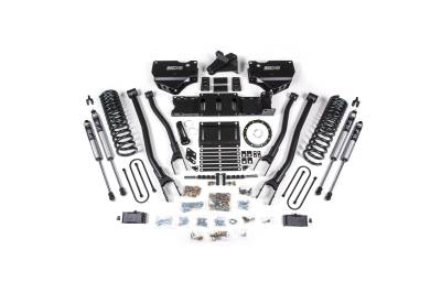 BDS Suspension - BDS Suspension BDS1673FPE 4" 4-Link Lift for 19-24 RAM 3500 Diesel w/Overload
