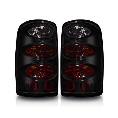 Winjet - Winjet CTWJ-0005-BS Black Smoke Taillights for Chevy/Suburban/Tahoe/GMC/Yukon