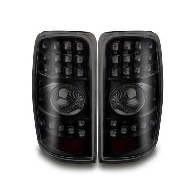Winjet - Winjet CTWJ-0007-BS Black Smoke LED Taillights for Chevy Tahoe/Suburban/Yukon