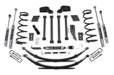 BDS Suspension - BDS Suspension BDS212H 4.5/4.5 Block & Add-a-Leaf for 94-99 Dodge 2500