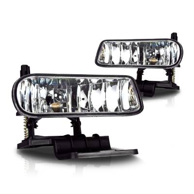 Winjet - Winjet CFWJ-0125-C Clear Fog Lights for Select 99-06 GM Trucks/SUVs
