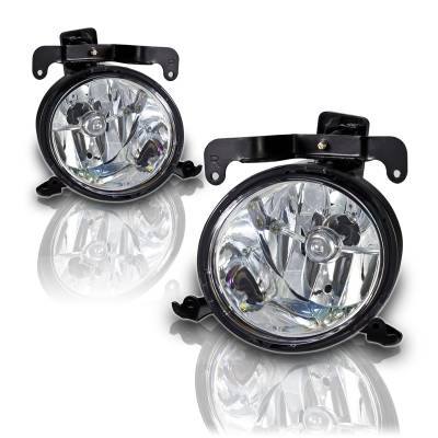 Winjet - Winjet CFWJ-0122-C Clear Fog Lights for 03-06 Hyundai Accent