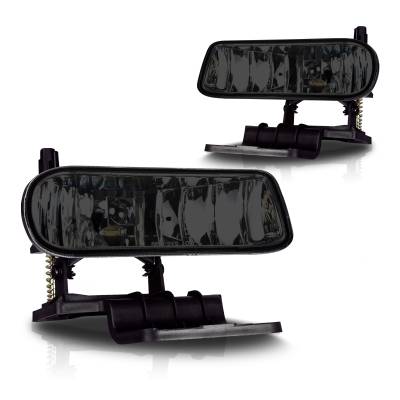 Winjet - Winjet CFWJ-0125-S Smoked Fog Lights for Select 99-06 GM Trucks/ SUV's