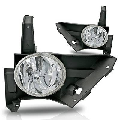Winjet - Winjet CFWJ-0082S-C Clear Fog Lights w/Wiring Kit for 05-06 Honda CRV