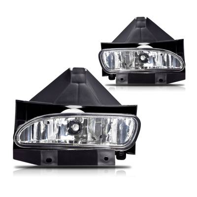 Winjet - Winjet CFWJ-0086-C Clear Fog Lights for 99-04 Ford Mustang