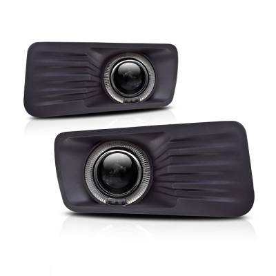 Winjet - Winjet CFWJ-0152-C Clear Halo Projector Fog Lights for 06-10 Ford Explorer