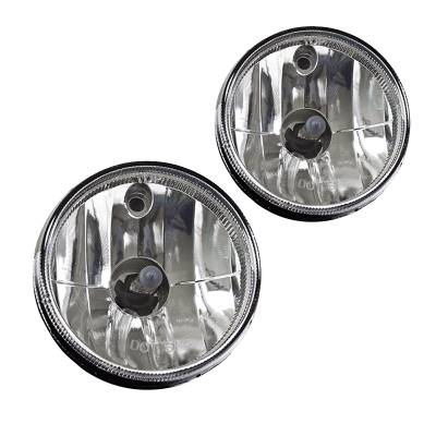 Winjet - Winjet CFWJ-0185-C Clear Fog Lights for 99-02 Dodge RAM w/o Sport Package