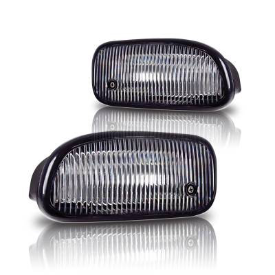 Winjet - Winjet CFWJ-0186-C Clear Fog Lights for 99-04 Jeep Grand Cherokee WJ