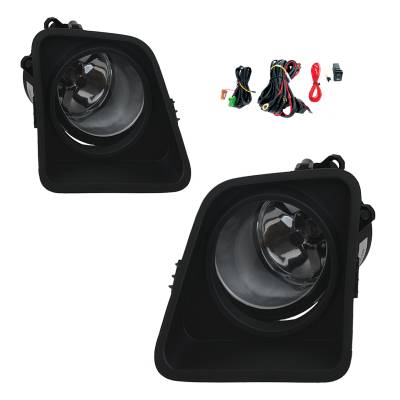 Winjet - Winjet CFWJ-0371-C Clear Fog Lights w/Wiring Kit for 14 Toyota Tundra