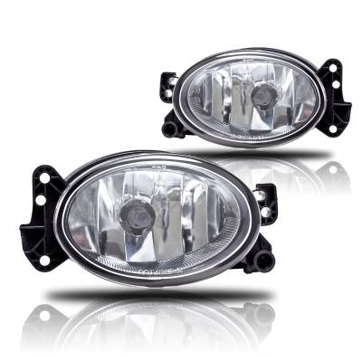 Winjet - Winjet CFWJ-0158-C Clear Fog Lights for 07-09 Mercedez Benz W211 E-Class G-Wagen