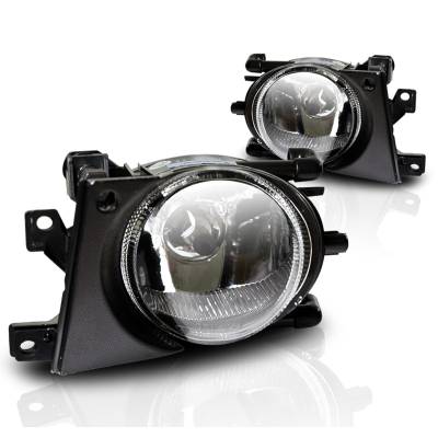 Winjet - Winjet CFWJ-0160-C Clear Fog Lights for 01-03 BMW E39 5 Series