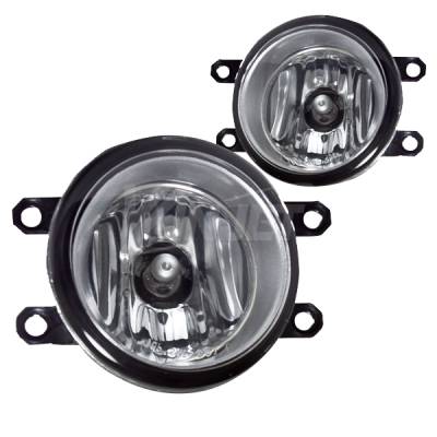 Winjet - Winjet CFWJ-0279-C Clear Fog Lights for Select 06-18 Lexus/Scion/Toyota