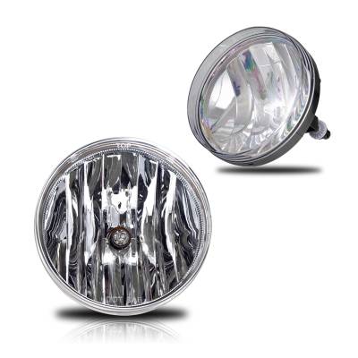 Winjet - Winjet CFWJ-0208-C Clear Fog Lights for 07-14 GMC Sierra
