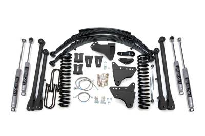 BDS Suspension - BDS Suspension BDS530FS FOX 8" 4-Link Lift Kit for 05-07 Ford F250/F350 SD 4WD