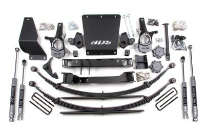 BDS Suspension - BDS Suspension BDS180H High 6/5.5 Spring NX2 Lift Kit for 99-06 K1500