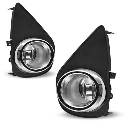 Winjet - Winjet CFWJ-0476-C Clear Fog Lights for 10-15 Cadillac/Malibu/Saturn Astra