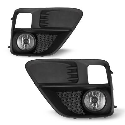 Winjet - Winjet CFWJ-0411-C Clear Fog Lights w/Wiring Kit for 15-16 Subaru WRX