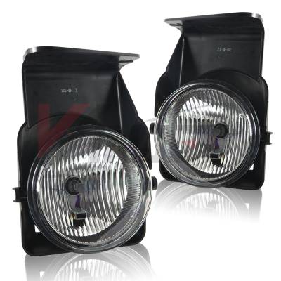 Winjet - Winjet CFWJ-0541-C Clear Fog Lights for 05-07 GMC Sierra