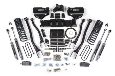 BDS Suspension - BDS Suspension BDS1673FS 4" 4-Link FOX Lift for 19-24 RAM 3500 Diesel w/Overload