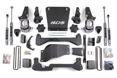 BDS Suspension - BDS Suspension BDS189H 7/5" High Clearance Lift Block Kit for 01-10 K2500 SUV HC