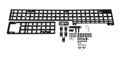 Body Armor 4x4 - Body Armor Bed Front MOLLE Storage Rack Black for 05-23 Toyota Tacoma TC-7126