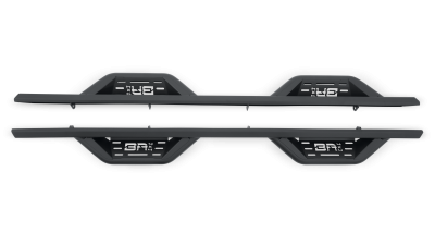 Body Armor 4x4 - Body Armor GM-4200 Ambush Series Nerf Steps Black Silverado/Sierra Crew