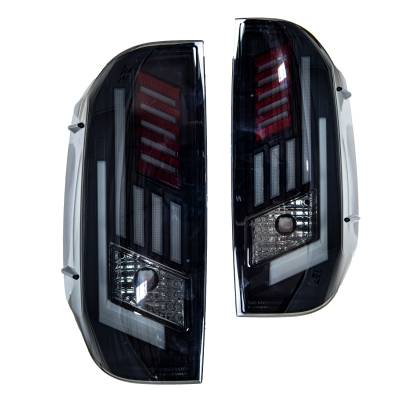 Winjet - Winjet CTRNG0667-BS-SQ LED Sequential Taillights Set for 14-18 Toyota Tundra