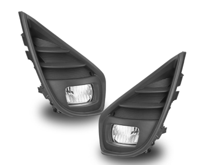 Winjet - Winjet CFWJ-0683-C Clear LED Fog Light Set w/Bezel & Wiring for 20-21 Highlander
