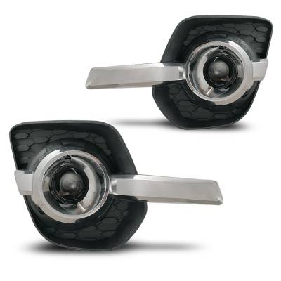 Winjet - Winjet CFWJ-0587-C Clear Fog Lights w/Wiring Kit for 10-15 Chevy Equinox