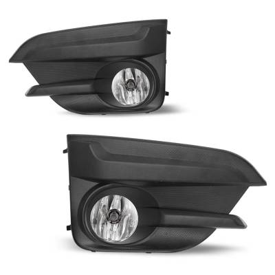 Winjet - Winjet CFWJ-0550-C Clear Fog Lights w/Wiring Kit for 17-18 Subaru Impreza