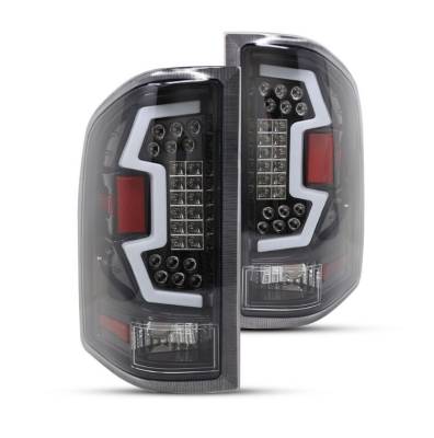 Winjet - Winjet CTRNG0666-GBC-SQ LED Taillight w/LED Sequential for 07-13 Chevy Silverado