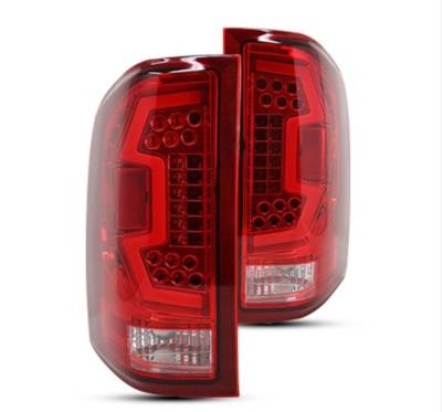Winjet - Winjet CTRNG0666-CR-SQ LED Taillights w/LED Sequential for 07-13 Chevy Silverado
