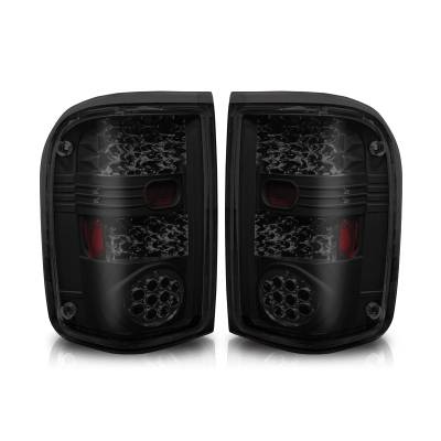 Winjet - Winjet CTWJ-0021-BS Black Smoke LED Taillights for 93-99 Ford Ranger