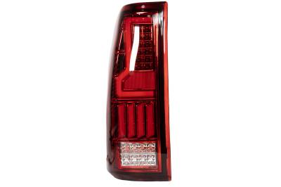 Winjet - Winjet CTRNG0697-CR Chrome Red LED Taillights for Chevy 1500 GMC Sierra 1500