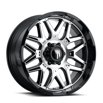 American Truxx - American Truxx AT151 Grind 20x9 5x5.0 -12mm Black/Machined AT151-2973BM-12