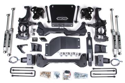 BDS Suspension - BDS Suspension BDS766H 5" NX2 Lift Kit for 20-23 GM 2500HD/3500 w/o Overloads