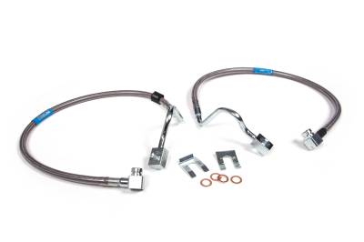 BDS Suspension - BDS Suspension BDS103002 Front Stainless Brake Lines for 04-08 Ford F150